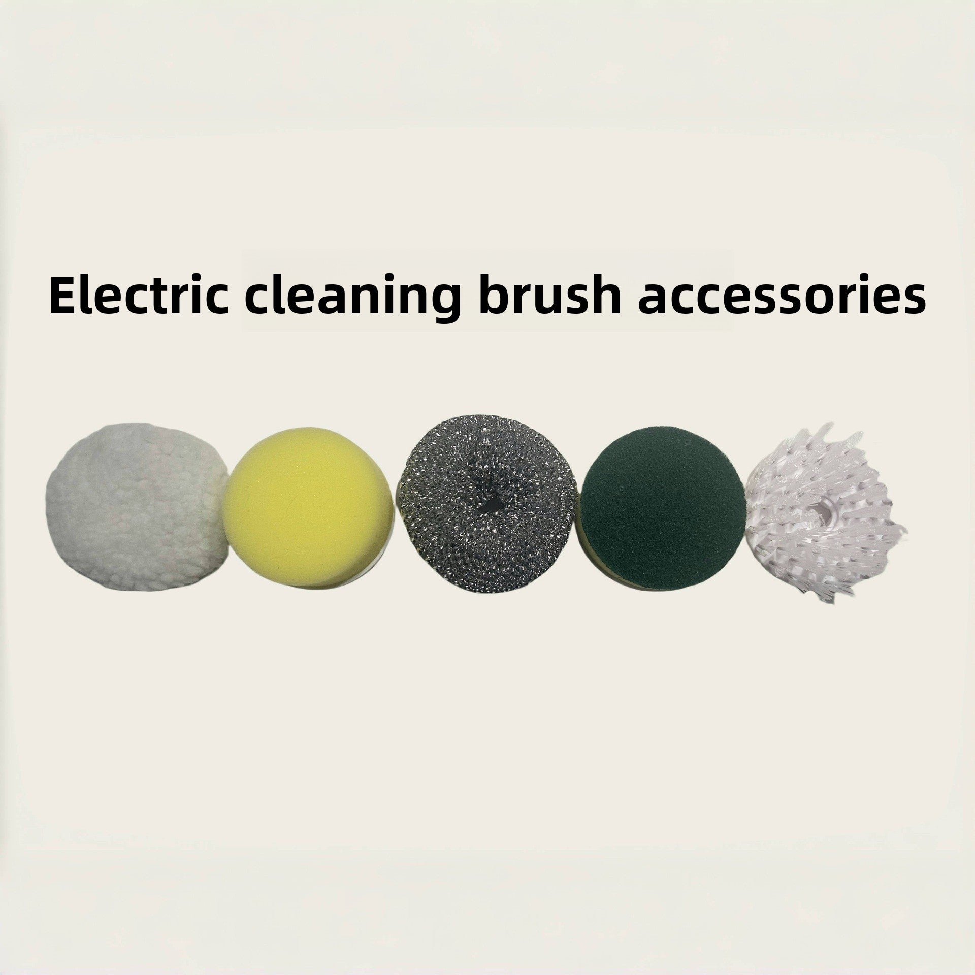 Electric Cleaning Brush with Multiple Heads